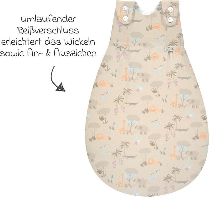 Produktbild Alvi Schlafsäcke Baby-Mäxchen Aussensack - Jungle - Gr. 68 (2.5 TOG)
