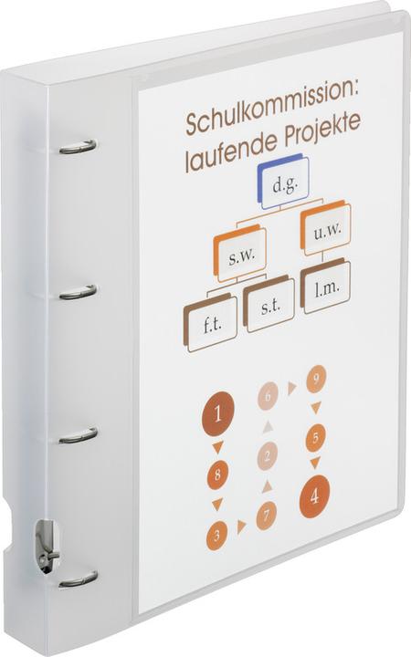 Image du produit Kolma Livret de présentation Vario A4 XL 4 anneaux hauteur de remplissage 3 cm incolore (A4, 41 mm, 1 pièce(s))