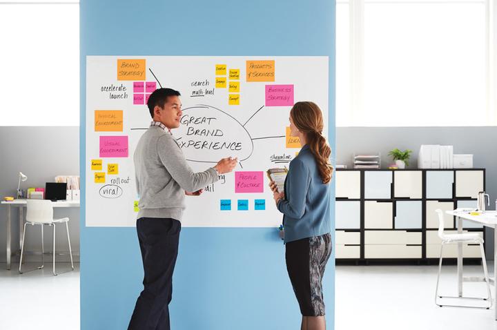Actual product image Post-it Super Sticky Dry Erase Film (121.9 x 182.9 cm)