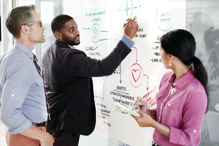 Actual product image Post-it Super Sticky Dry Erase Film (121.9 x 182.9 cm)