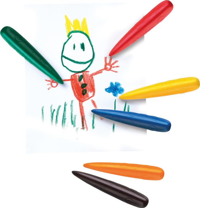 Immagine prodotto Faber-Castell Pastelli a forma di dito (Multicolore, 6 x)