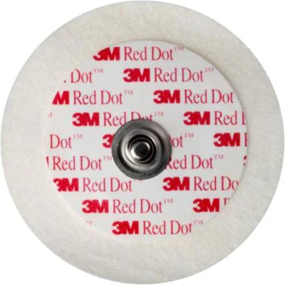 Actual product image 3M Red Dot ECG electrodes round (50 pcs)