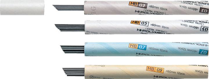 Actual product image Pentel Pencil leads (Refill, Black, 0.90 mm)