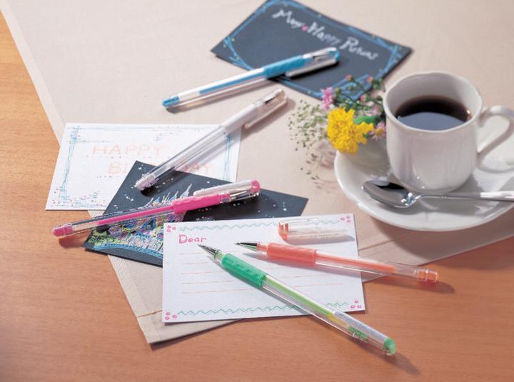 Produktbild Pentel Hybrid Gel Grip (Transparent, Weiss, 1 x)