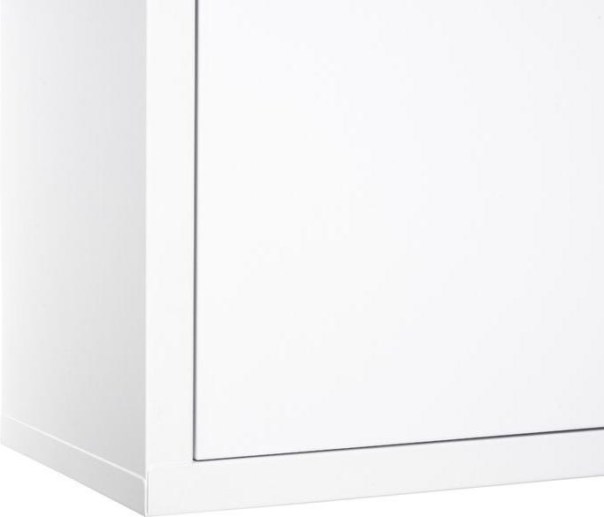 Produktbild Swisshandel24 Medizinschrank Arzneischrank Erste-Hilfe-Schrank mit Schloss 3 Fächer Stahl Weiss 40 x 18 x 60 cm (40 x 18 x 60 cm)