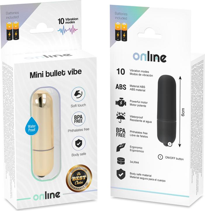 Image du produit Online Mini Bullet Vibe - Or