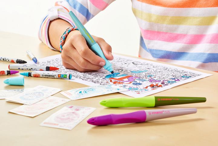 Produktbild STABILO FUN Tintenroller (Blau)