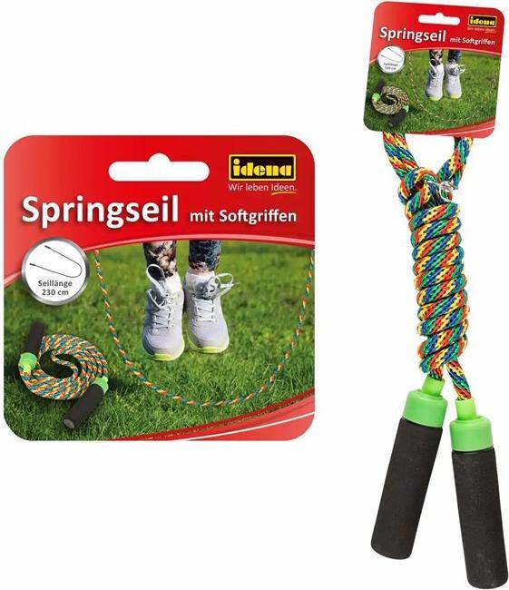 Produktbild Idena Springseil, 230cm mit Softgriffen (230 cm)