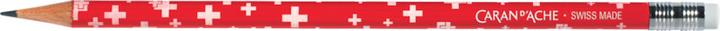 Produktbild Caran d'Ache Graphitstift Schweizer Kreuze mit Radierer im Becher (HB, 1 x)