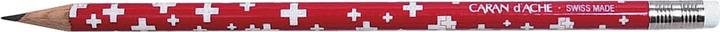 Produktbild Caran d'Ache Graphitstift Schweizer Kreuze mit Radierer im Becher (HB, 1 x)