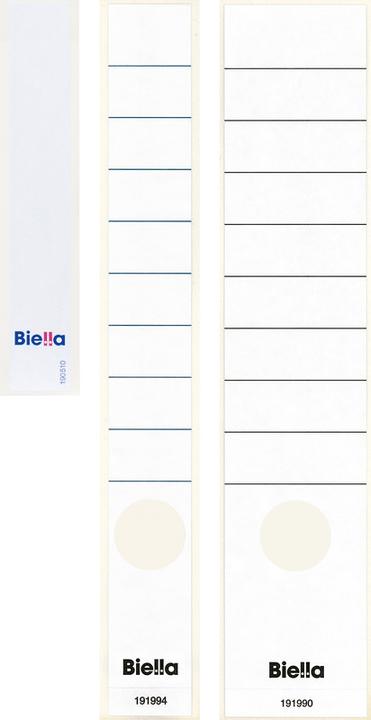 Produktbild Biella Ordner-Rückenschilder selbstklebend