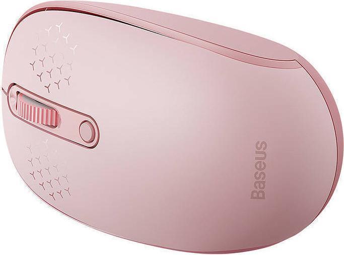 Image du produit Baseus Souris sans fil F01B tri-mode 2,4 G BT5.0 1600 DPI (rose) (Sans fil)