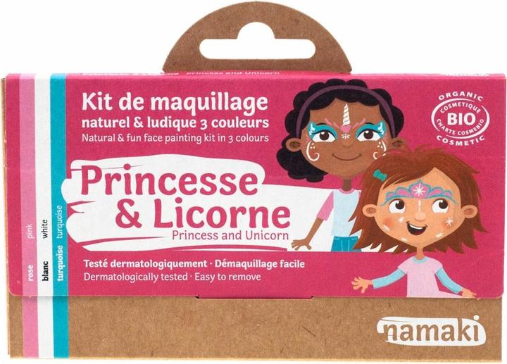 Image du produit Namaki Bio Schminkset 3 Farben Prinzessin & Einhorn