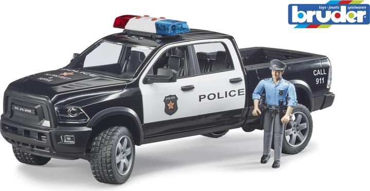 Actual product image Bruder Police Pickup with policeman