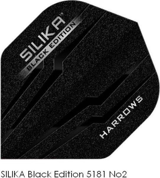 Actual product image Harrows Silika Black Edition Standard Flights