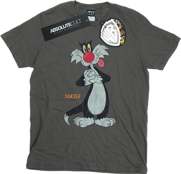 Looney Tunes Sylvester Distressed TShirt (M)