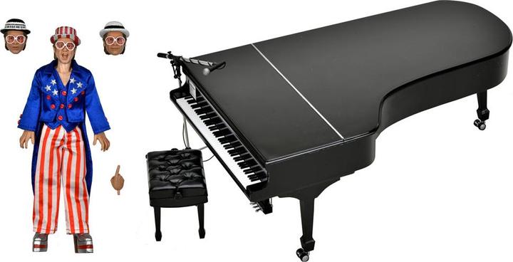Produktbild Neca Elton John: Live in '76 - Elton John with Piano 8 inch Clothed Action Figure Set