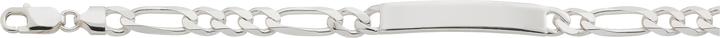 Immagine prodotto Bijou Classic ID-Bracelet Figaro 21 cm (21 cm, Argento)