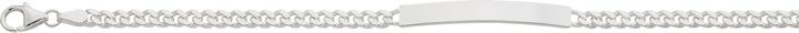 Bijou Classic ID-Bracelet Panzer 21 cm (21 cm, Silber)