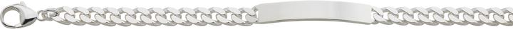 Bijou Classic ID-Bracelet Panzer 19 cm (19 cm, Silber)