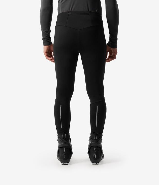 Produktbild Wedze Langlaufhose Tights winddicht Herren, 500 schwarz (W34/L34)