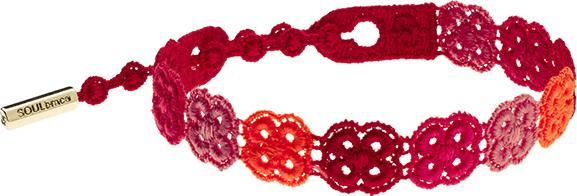 Soulbrace Armband Flower Power (26 cm, Textil Stickerei)