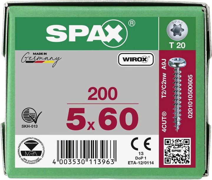 Produktbild Spax Spanplattenschrauben (200 Schrauben pro Stück)