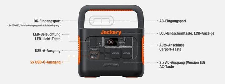 Image du produit Jackery Explorer 1000 Pro (1002 Wh, 11.50 kg)