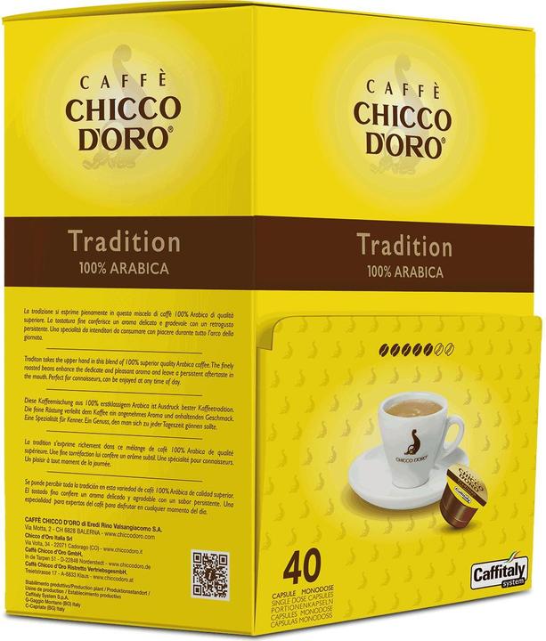 Produktbild Chicco D'oro Kaffeekapseln Tradition 100 % Arabica (40 x Port.)