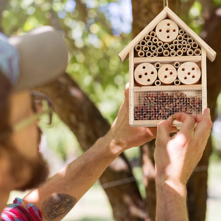 Produktbild Relaxdays Insektenhotel (Florfliegen, Wildbienen, Marienkäfer)