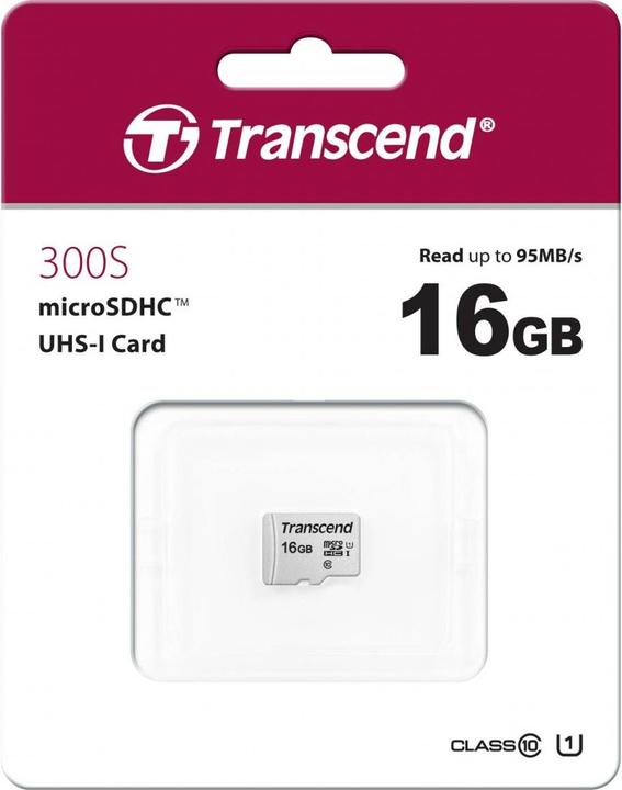 Immagine prodotto Transcend USD300S (16 GB, microSDHC, U1, UHS-I)
