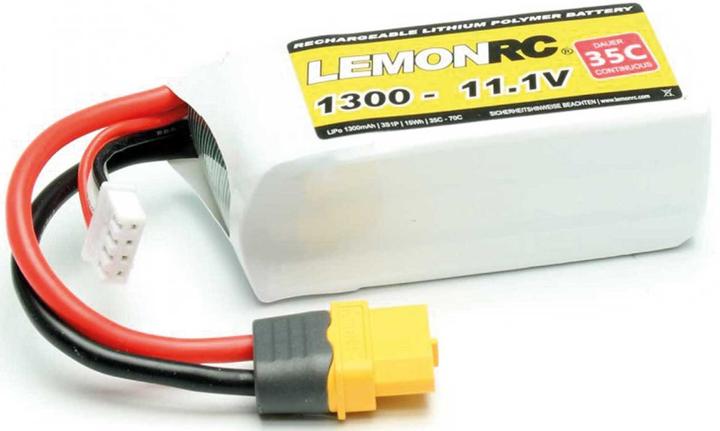Pichler LEMONRC XT 1300 - 11.1V (35C) Lipo Akku (11.10 V, 1300 mAh)