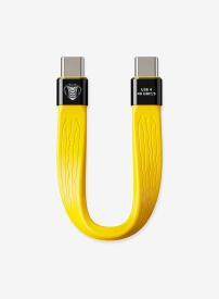 Produktbild Cobra CobraTether USB-C FlexPro Cable 40Gbit 0,14m Ÿellow (0.14 m, USB 4.0, 100 W)