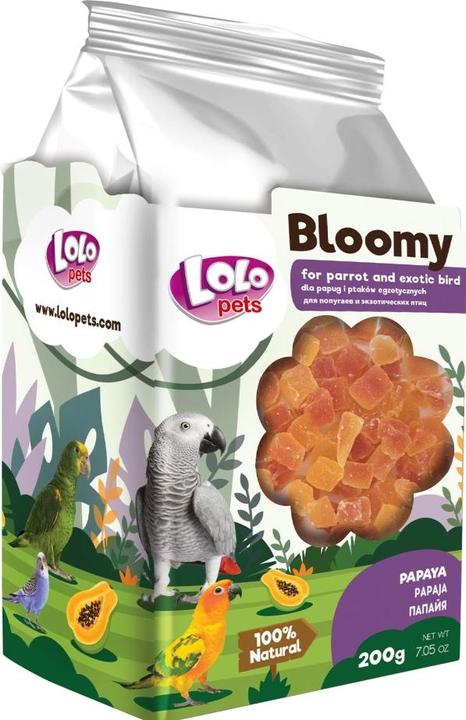 Produktbild Bloomy Papaya for parrots and exotic birds, 200g (0.20 kg)