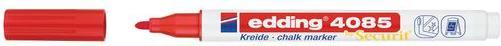 Image du produit Edding 4085 - Marqueur à la craie (Red, 1 mm, 1 x)