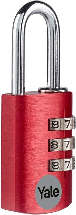 Produktbild Yale YE3CB/20/121/1/CO Vorhängeschloss 20 mm Rot Zahlenschloss