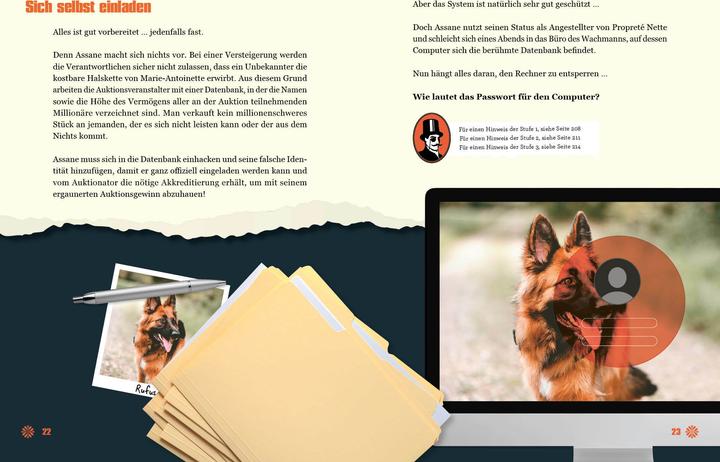 Actual product image Lupin: Escape Game - Das offizielle Buch (German, Julien Hervieux, Hanne Henninger, 2022)