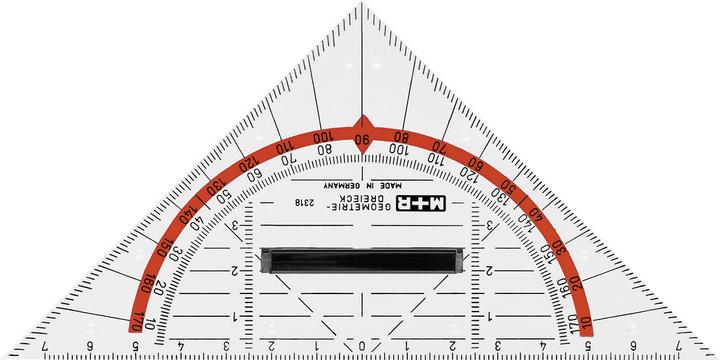 M+r triangle 14cm 723180100 removable handle acrylic (14 cm)