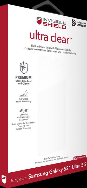 Produktbild InvisibleShield Ultra Clear+ (1 Stück, Samsung Galaxy S21)