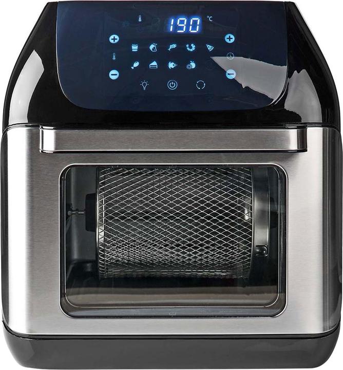Produktbild Nedis Heissluft Friteuse 12 l Timer: 60 min Digital Schwarz (EU-Stecker)