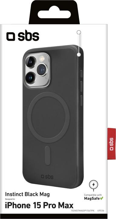 Actual product image SBS Instinct Mag Cover iPhone 15 Pro Max black (Apple iPhone 15 Pro)