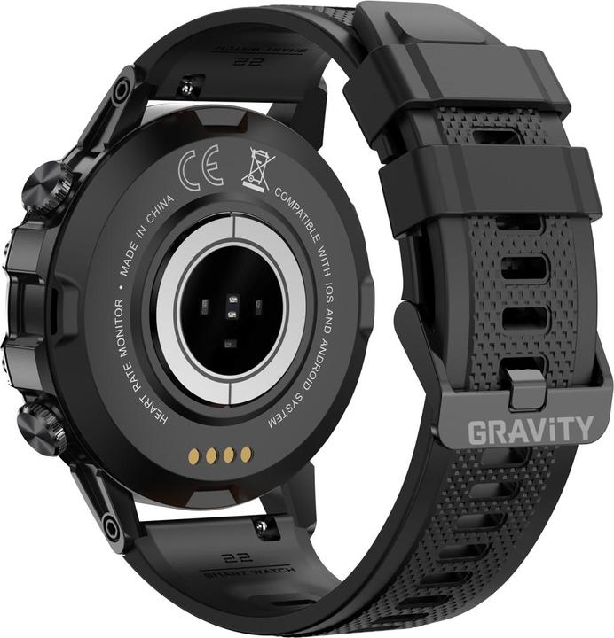 Actual product image Gravity SMARTWATCH MĘSKI GT9-1 - WYKONYWANIE POŁĄCZEŃ, CIŚNIENIOMIERZ (sg021a)