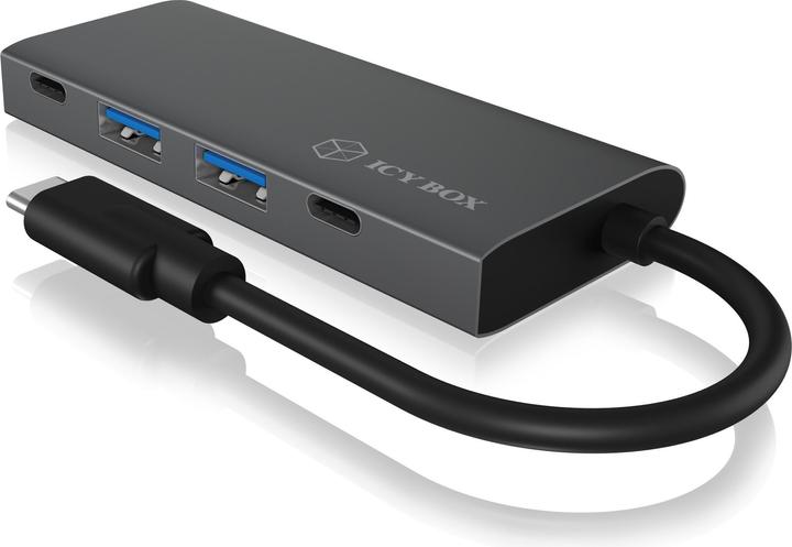 Actual product image Icy Box USB-Hub IB-HUB1428-C31 (USB-C, 4 Ports)