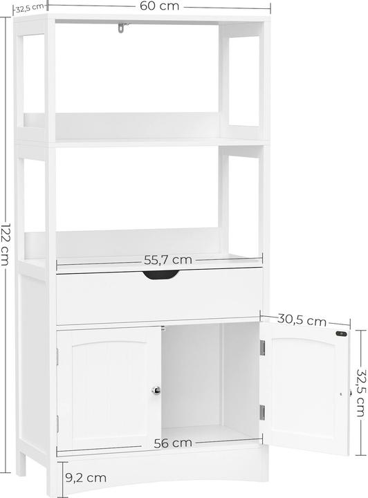 Actual product image Vasagle Jay (60 x 32.5 x 122 cm)