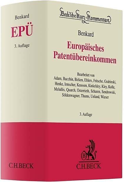 Actual product image European Patent Convention (German)