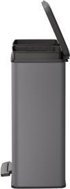Image du produit Curver Deco Bin Duo Prullenbak - 26L+26L - Afvalscheiding - Rechthoekig - lichtgrijs
