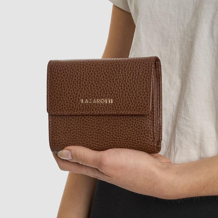 Actual product image Lazarotti Bologna Leather wallet leather 12 cm