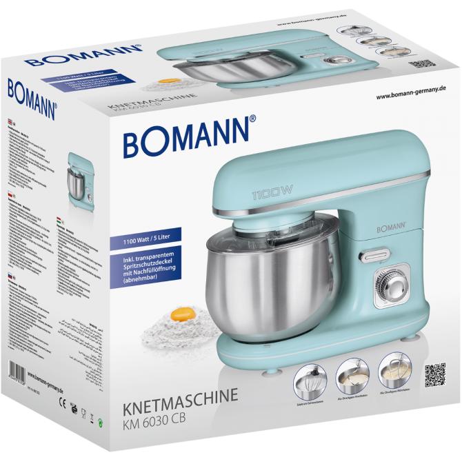 Image du produit Bomann KM 6030 CB Robot de cuisine couleur menthe (1100 W)