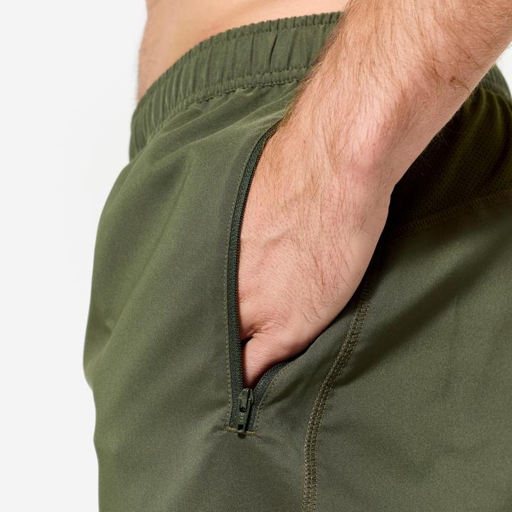 Produktbild Domyos Trainingshose Herren atmungsaktiv - Essential 120 khaki (W32/L33)