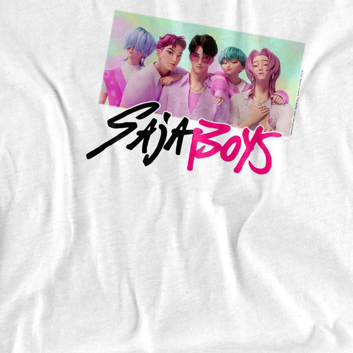 Produktbild K-Pop Demon Hunters Kids Saja Boys Fotorahmen TShirt (140, 146)
